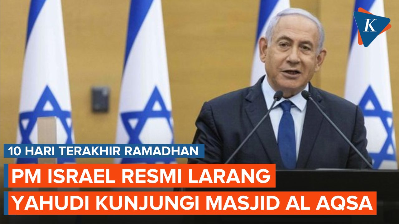 Tok! PM Israel Resmi Larang Yahudi Kunjungi Al Aqsa hingga Akhir Ramadhan