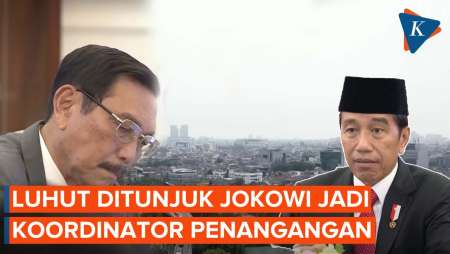 Jokowi Tunjuk Luhut Jadi Koordinator Penanganan Polusi Udara Jakarta