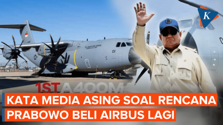 Media Asing Soroti Rencana Prabowo Beli Pesawat Airbus A400M Lagi