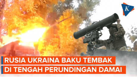 Baku Tembak Masih Terjadi Saat Rusia-Ukraina di Tengah Perundingan Damai