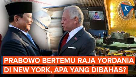 Prabowo Bertemu Raja Yordania di Sela Sidang PBB, Apa yang Dibahas?