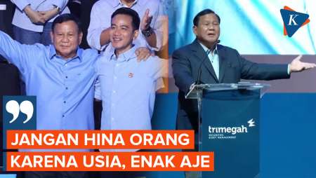 Prabowo: Jangan Hina Orang karena Terlalu Tua atau Muda