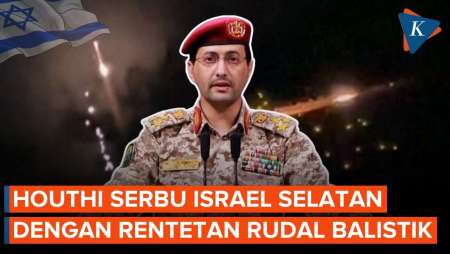 Houthi Serang Israel Selatan dengan Rentetan Rudal Balistik dari Yaman