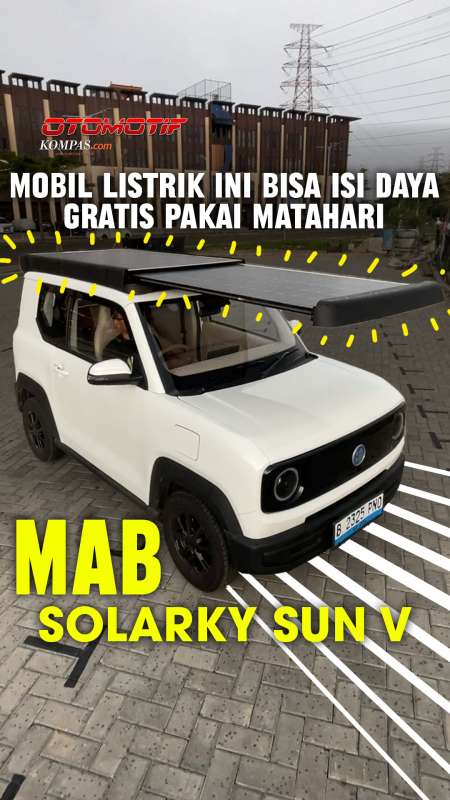 Mobil Listrik Ini Bisa Isi Daya Gratis Pakai Matahari | MAB Solarky Sun V