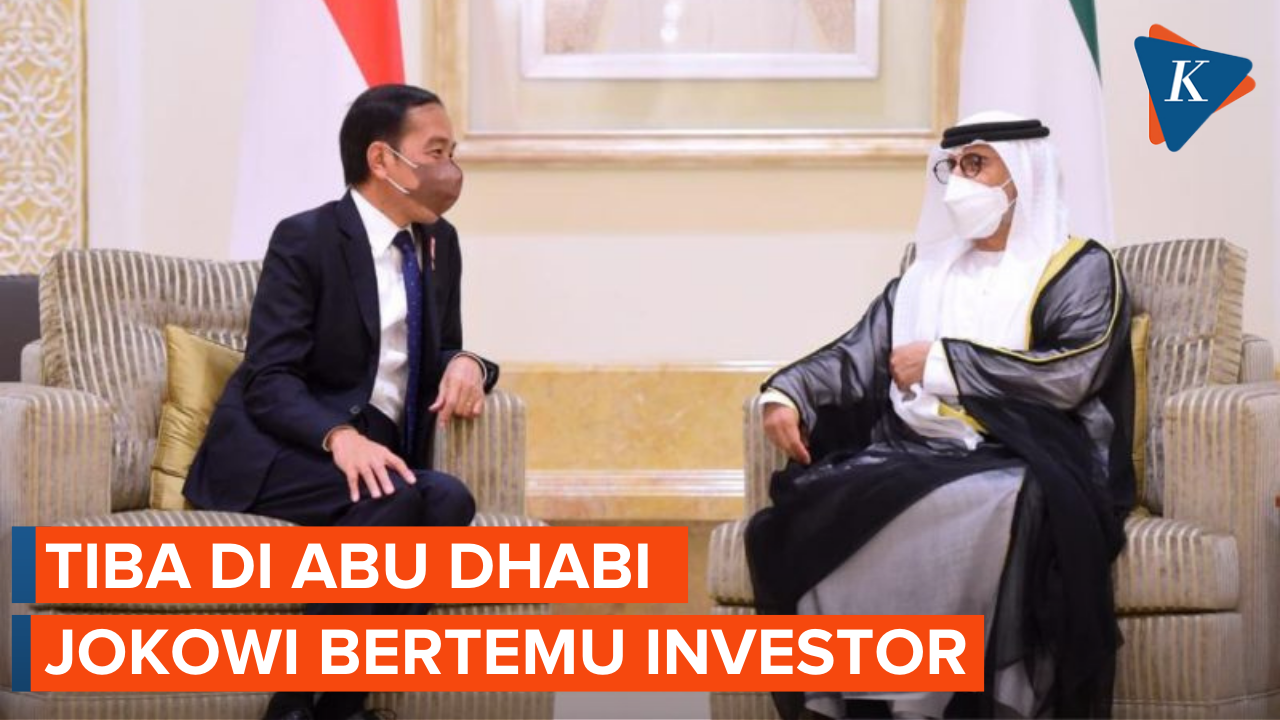 Tiba di Abu Dhabi Jokowi Langsung Temui Investor dan Pebisnis