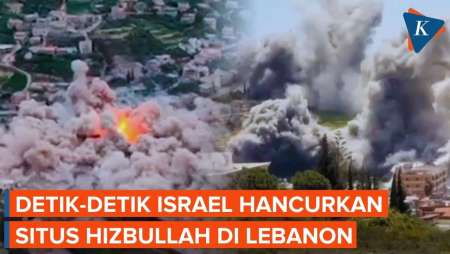 Israel Terus Gempur Lebanon, Hancurkan 70 Bangunan Hizbullah