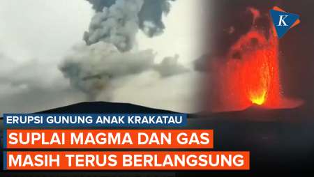 Anak Krakatau Terus Erupsi, Badan Geologi: Suplai Magma Masih Berlangsung