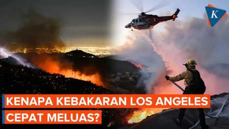 Kebakaran Los Angeles Hanguskan 35.000 Hektare Lahan, Mengapa Cepat Meluas?