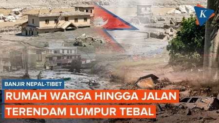 Jejak Kehancuran Nepal Usai Banjir Dahsyat Akibat Runtuhnya Gletser Himalaya