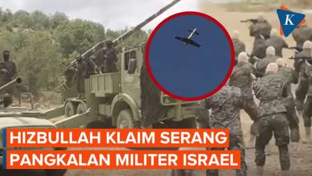 Hizbullah Luncurkan Serangan Drone dan Artileri ke Pangkalan Militer Israel