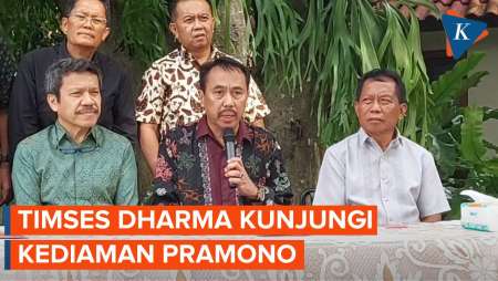 Timses Dharma Pongrekun Kunjungi Kediaman Pramono, Apa Tujuannya?