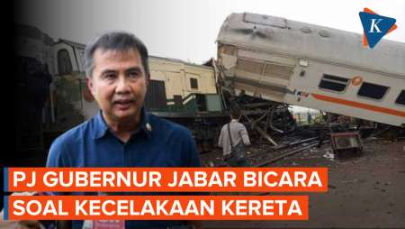 [FULL] Keterangan Pj Gubernur Jabar soal Kecelakaan Kereta di Bandung