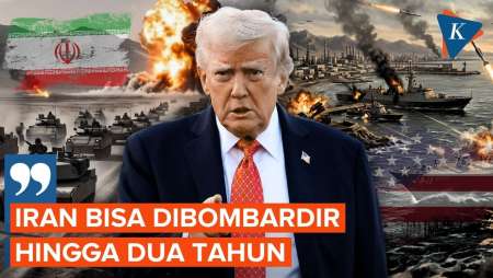 Trump: Iran Bisa Dibombardir Hingga Dua Tahun Tanpa Kesepakatan Damai