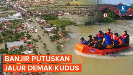 Banjir 2 Meter Putus Jalur Antarkota Demak-Kudus