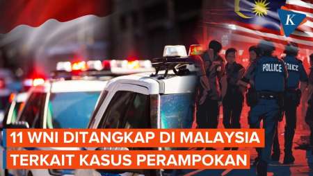 Polisi Malaysia Tangkap 11 WNI Terkait Perampokan Bersenjata