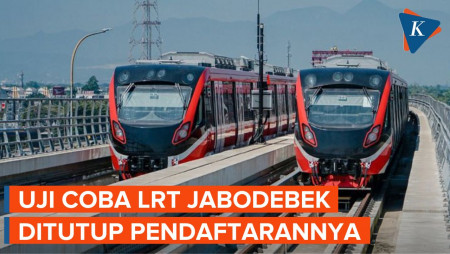 Kuota Penuh, Pendaftaran Uji Coba LRT Jabodebek Ditutup