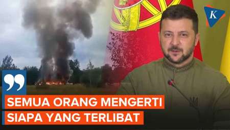 Zelensky Pastikan Ukraina Tak Terlibat dalam Kecelakaan Jet yang Diduga…