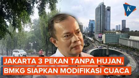 BMKG Akan Modifikasi Cuaca jika Jakarta Tak Kunjung Hujan