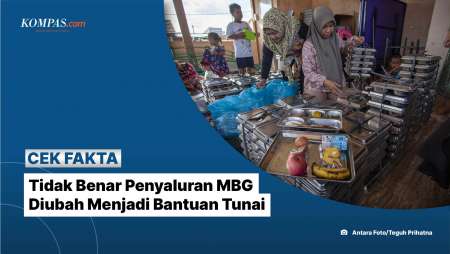 Tidak Benar Penyaluran MBG Diubah Menjadi Bantuan Tunai