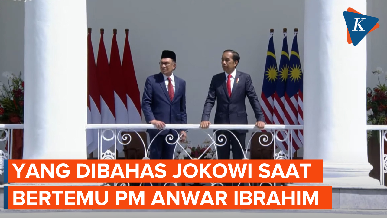 Sejumlah Poin Pembahasan Pertemuan Jokowi dan PM Anwar Ibrahim
