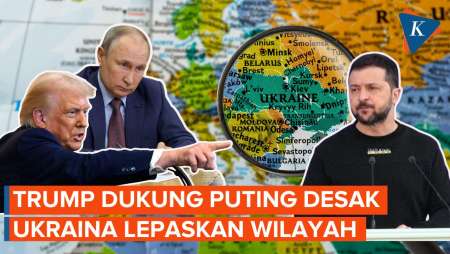 Balik Arah, Trump Dukung Putin Desak Ukraina Lepaskan Wilayah