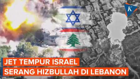 Jet Tempur Israel Serang Target-target Hizbullah di Lebanon