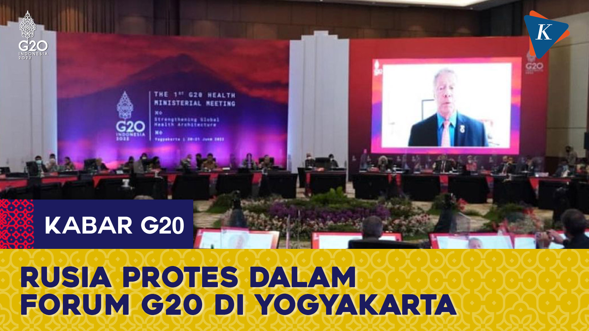 Delegasi Rusia Layang Protes dalam Forum G20 di Yogyakarta