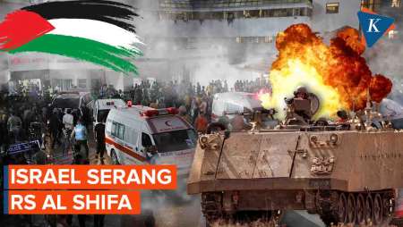 Israel Serbu RS Al Shifa di Gaza