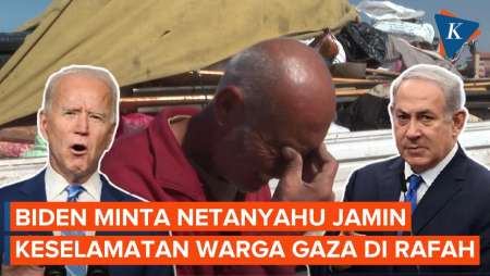 Biden Minta Netanyahu Jamin Keselamatan Warga Sipil di Rafah