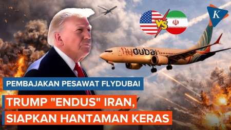Trump Ancam Hantam Iran Sangat Keras Jika Terbukti Terlibat Pembajakan Pesawat FlyDubai 
