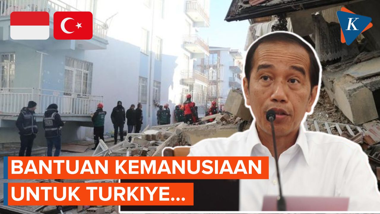 Jokowi Kirim Bantuan ke Turkiye dan Suriah