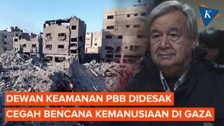 Sekjen PBB Surati Dewan Keamanan, Desak Gencatan Senjata Gaza