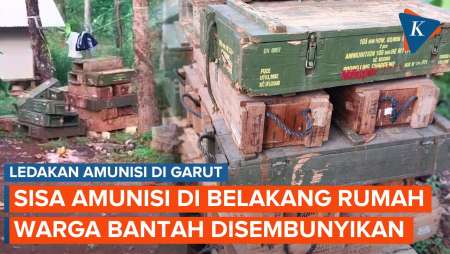 Ada Sisa Amunisi di Belakang Rumah Warga, 200 Meter dari TKP Ledakan