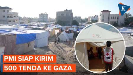 Bantu Warga Palestina, PMI Bakal Kirim 500 Tenda Berkualitas Tinggi ke Gaza