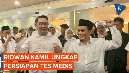 Ridwan Kamil Ungkap Resep Jitu Sebelum Tes Medis