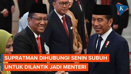 Cerita Supratman Baru Dihubungi Dini Hari untuk Dilantik Jadi Menteri