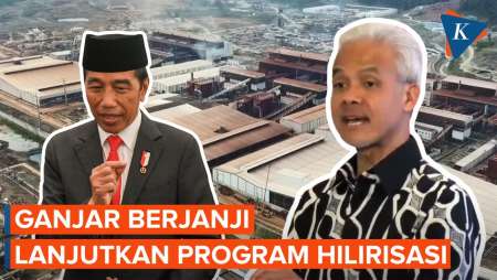 Ganjar Pranowo Janji Lanjutkan Program Hilirisasi Presiden Jokowi