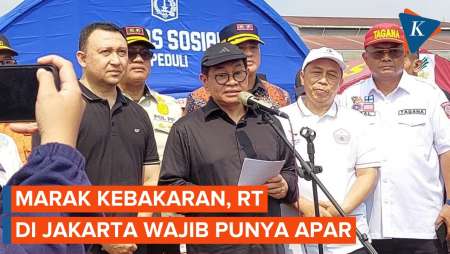 Jakarta Marak Kebakaran, Pramono Wajibkan Tiap RT Punya APAR