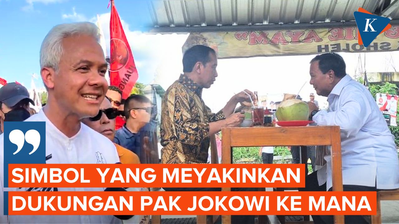 Jokowi "Ngebakso" Bareng Prabowo, Ganjar Nilai Dukungan Presiden Makin Jelas
