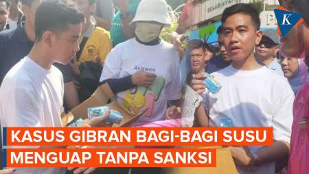 Kasus Gibran Bagi-bagi Susu di CFD bak Ditelan Bumi, Pemprov…