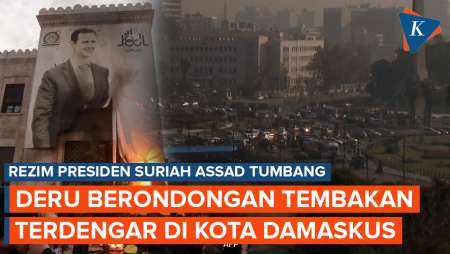 Suasana Pagi di Damaskus Usai Rezim Assad Digulingkan, Suara Tembakan Terdengar Jelas!