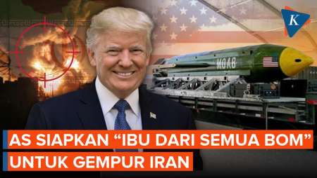 AS Pertimbangkan Bom Terbesar Untuk Gempur Iran