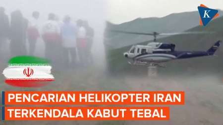 Helikopter Presiden Iran Raisi Kecelakaan, Pencarian Terkendala Cuaca Buruk