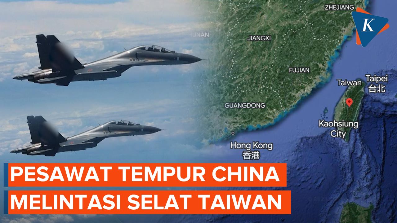 China Gelar Patroli di Selat Taiwan, Balasan Atas Kunjungan Presiden Taiwan ke AS