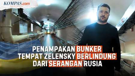 Wujud Bunker Tempat Zelensky Berlindung dari Serangan Rusia