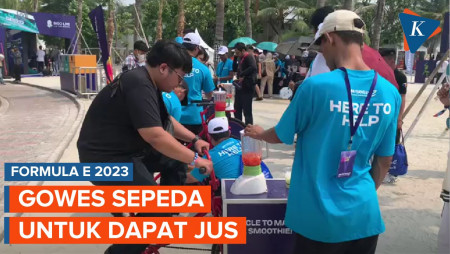 Intip Kegiatan Seru di Formula E 2023, Buat Jus Sambil Olahraga 