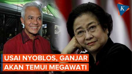 Ganjar Bakal Temui Megawati Usai Nyoblos di Semarang