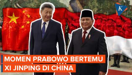 Momen Prabowo-Xi Jinping Bertemu di China