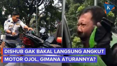 Dishub Ubah Kebijakan Usai Ojol Nangis, Tunggu 5 Menit Sebelum Angkut Motor Parkir Liar