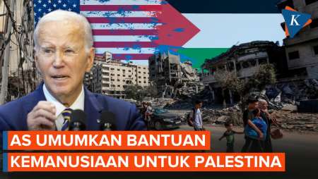 AS Umumkan Bantuan Kemanusiaan Senilai Rp 1,5 Triliun Lebih untuk Rakyat Palestina